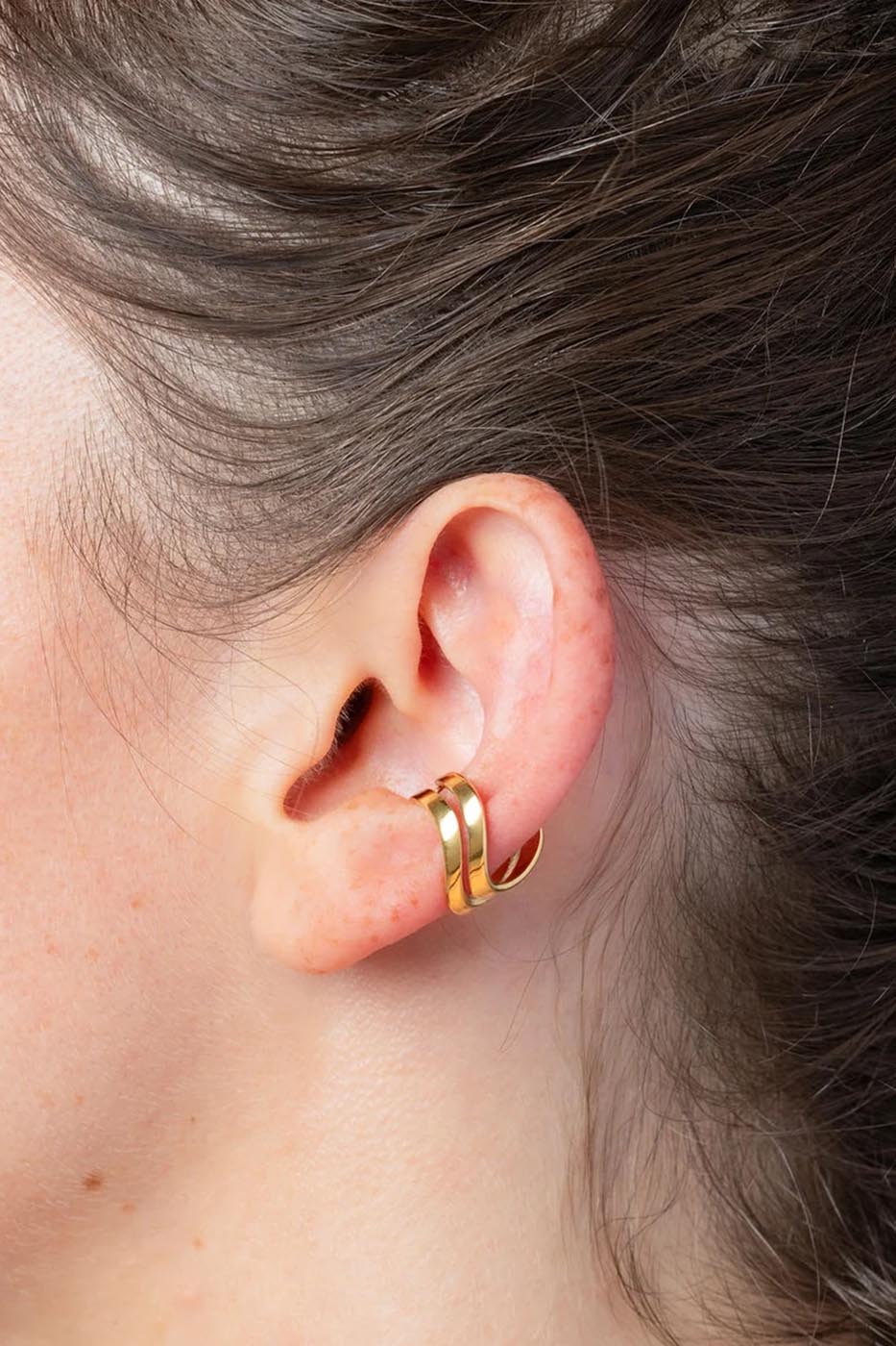 Earcuff wavy double