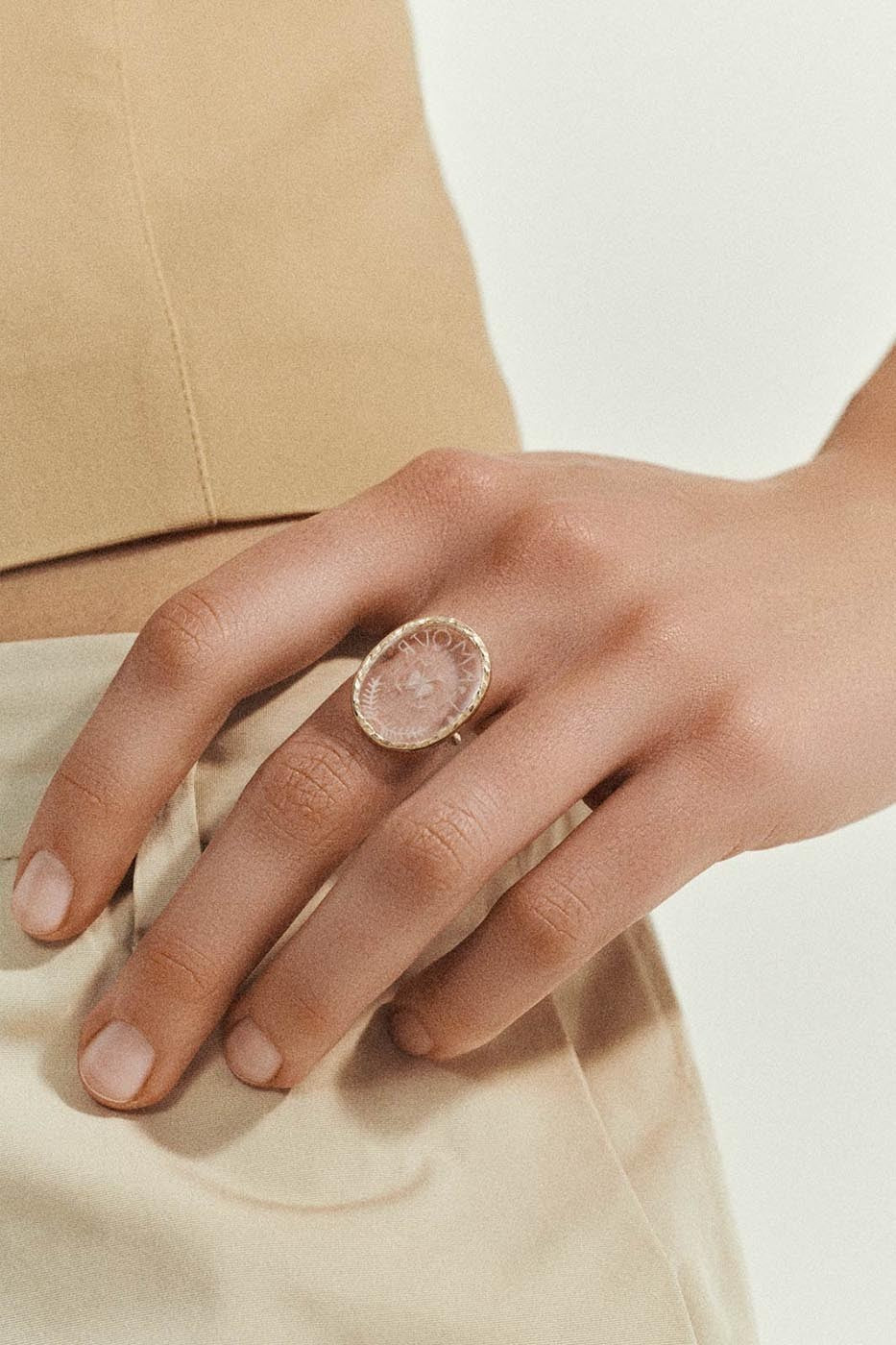 Bague l'amour cristal