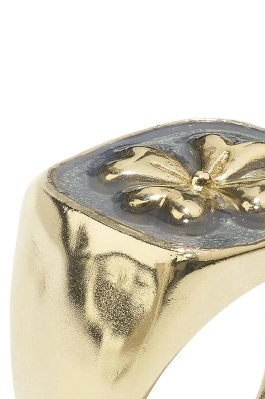 Bague Chevalière Talisman Trèfle