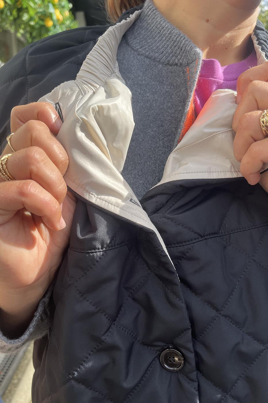 Veste manche courte noir