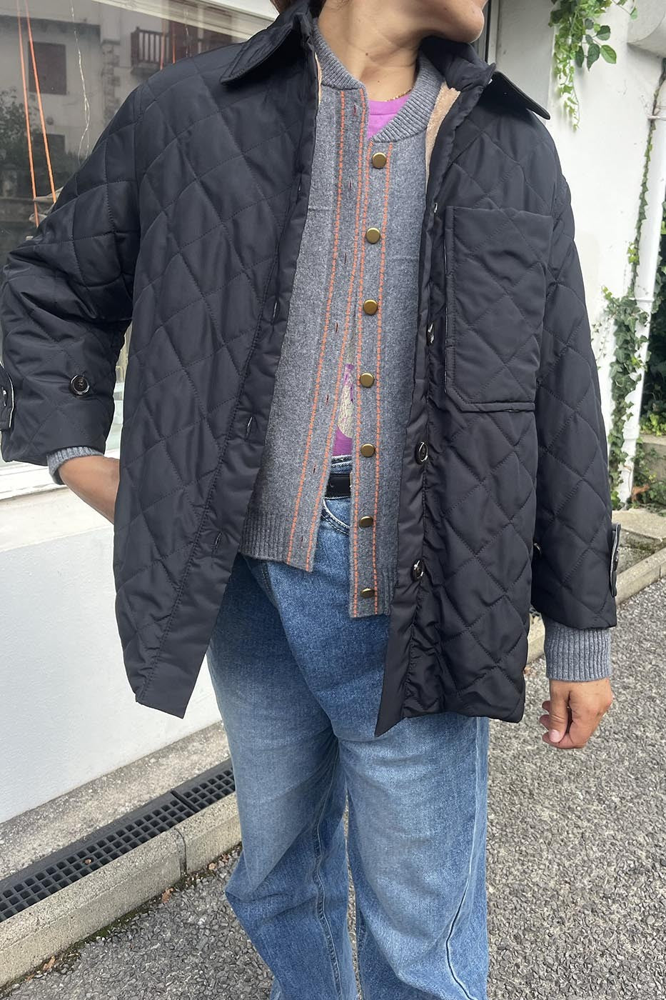 Veste manche longue noir