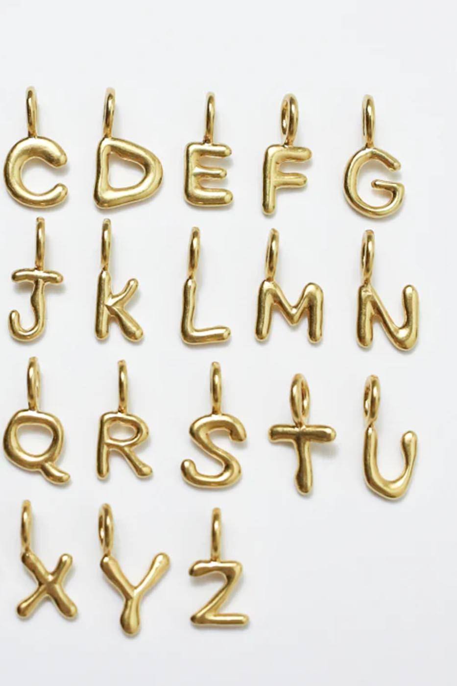 Alphabet charm