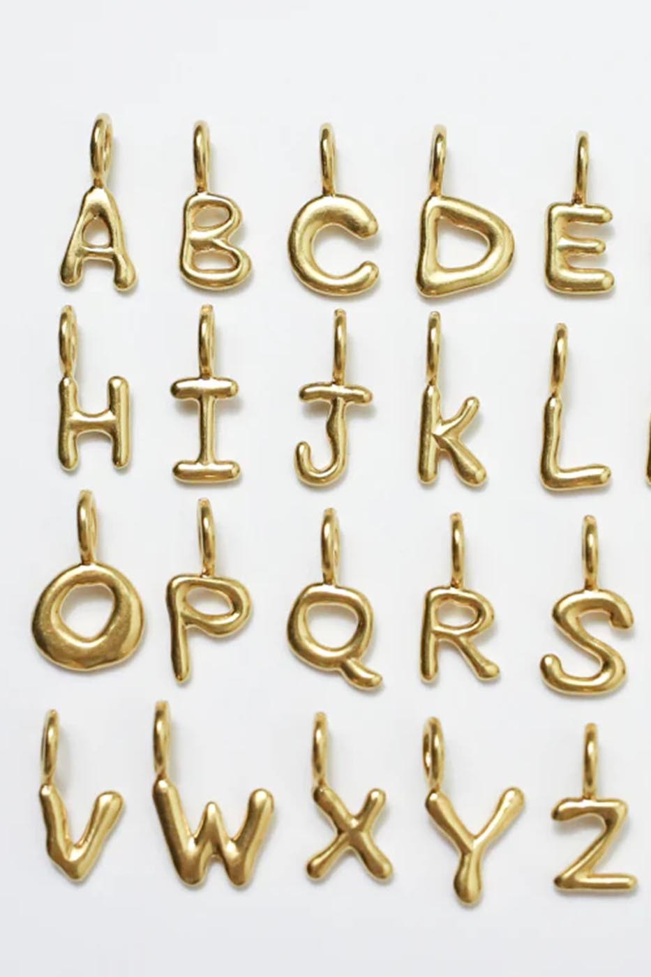 Alphabet charm