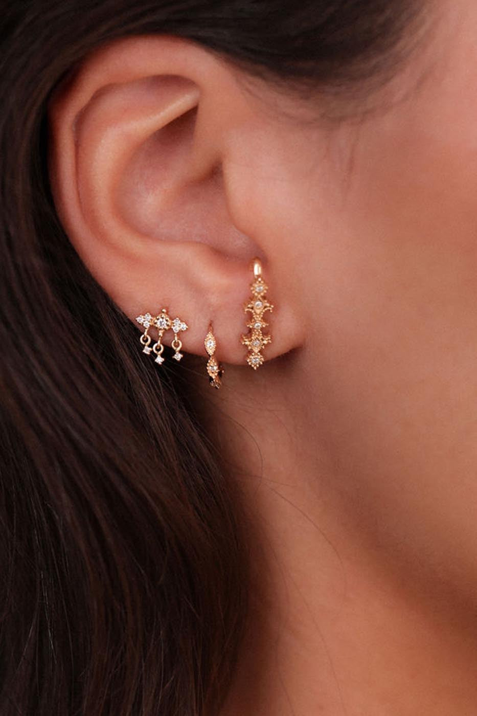 Boucle d'oreille Tige Greta