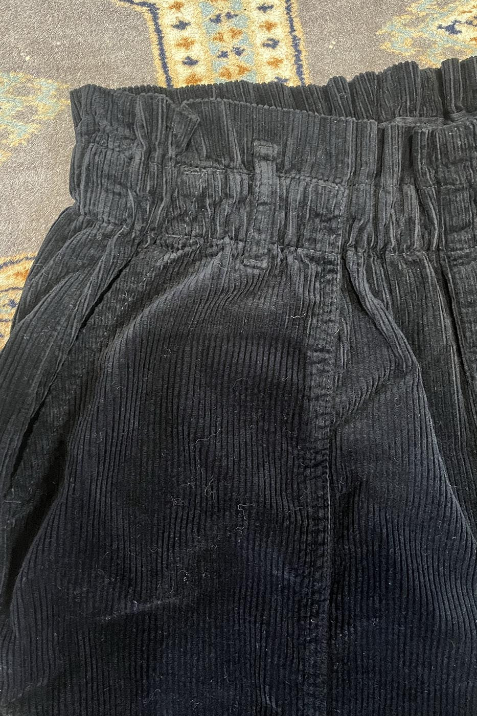 PANTALON YAEL VELOURS BLACK