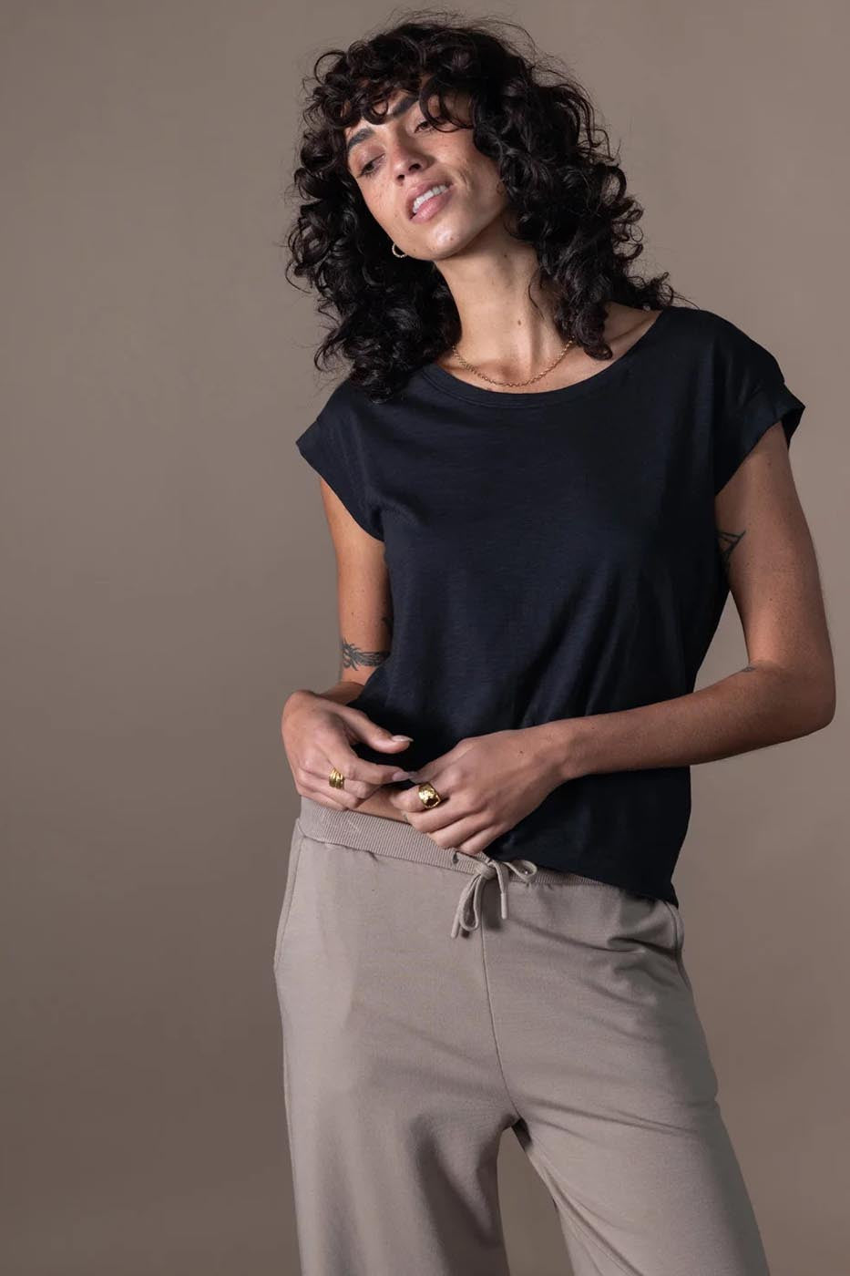 Tee-shirt Noélia noir