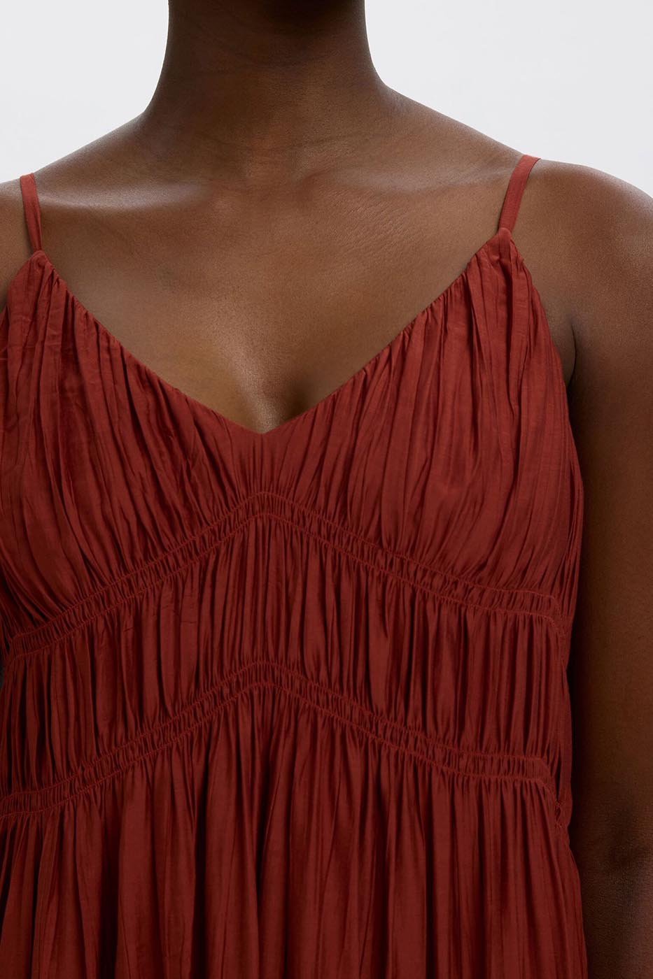 Robe décolleté en V