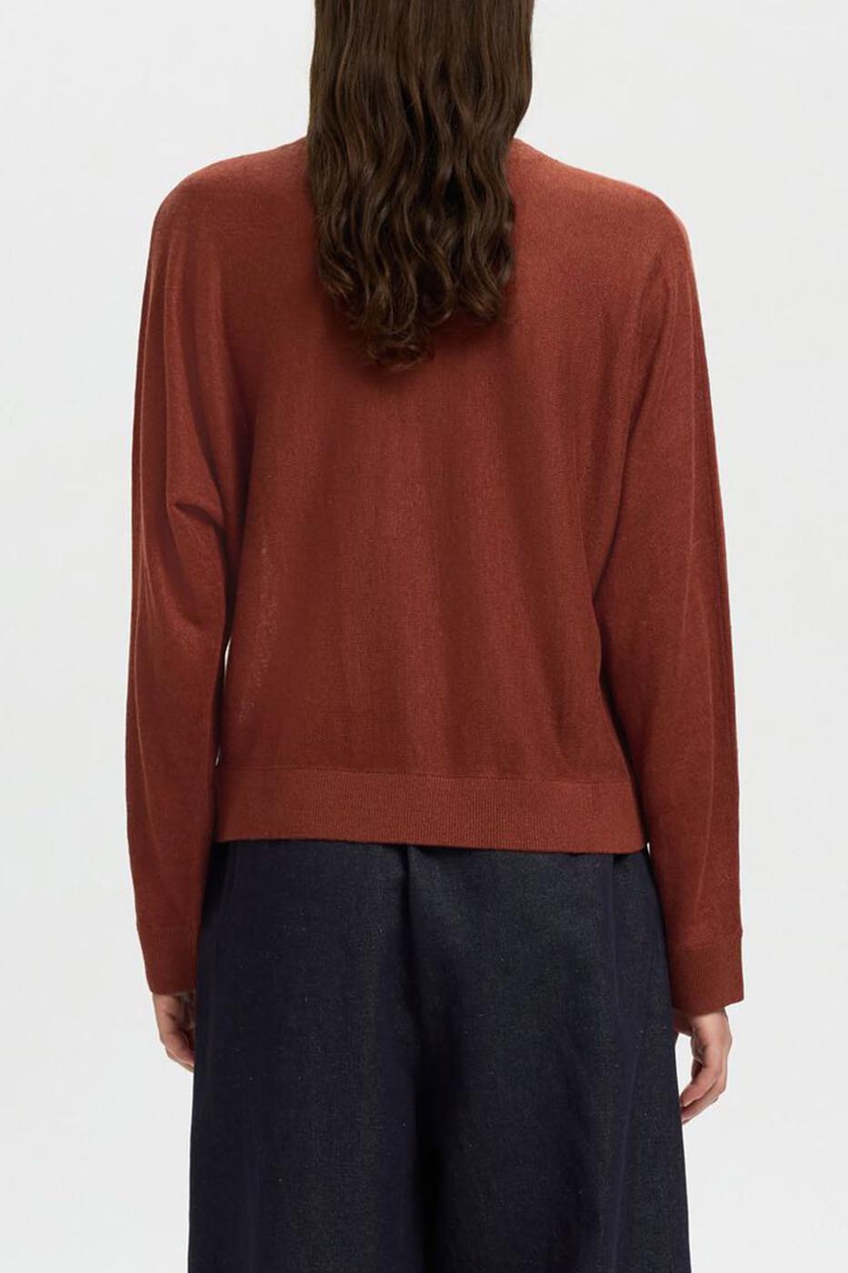 Cardigan en lin