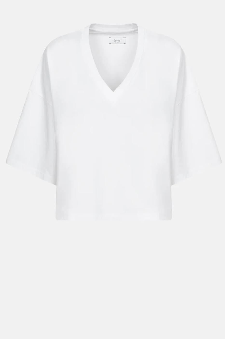 Lison Boxy T-Shirt w/ V Neck