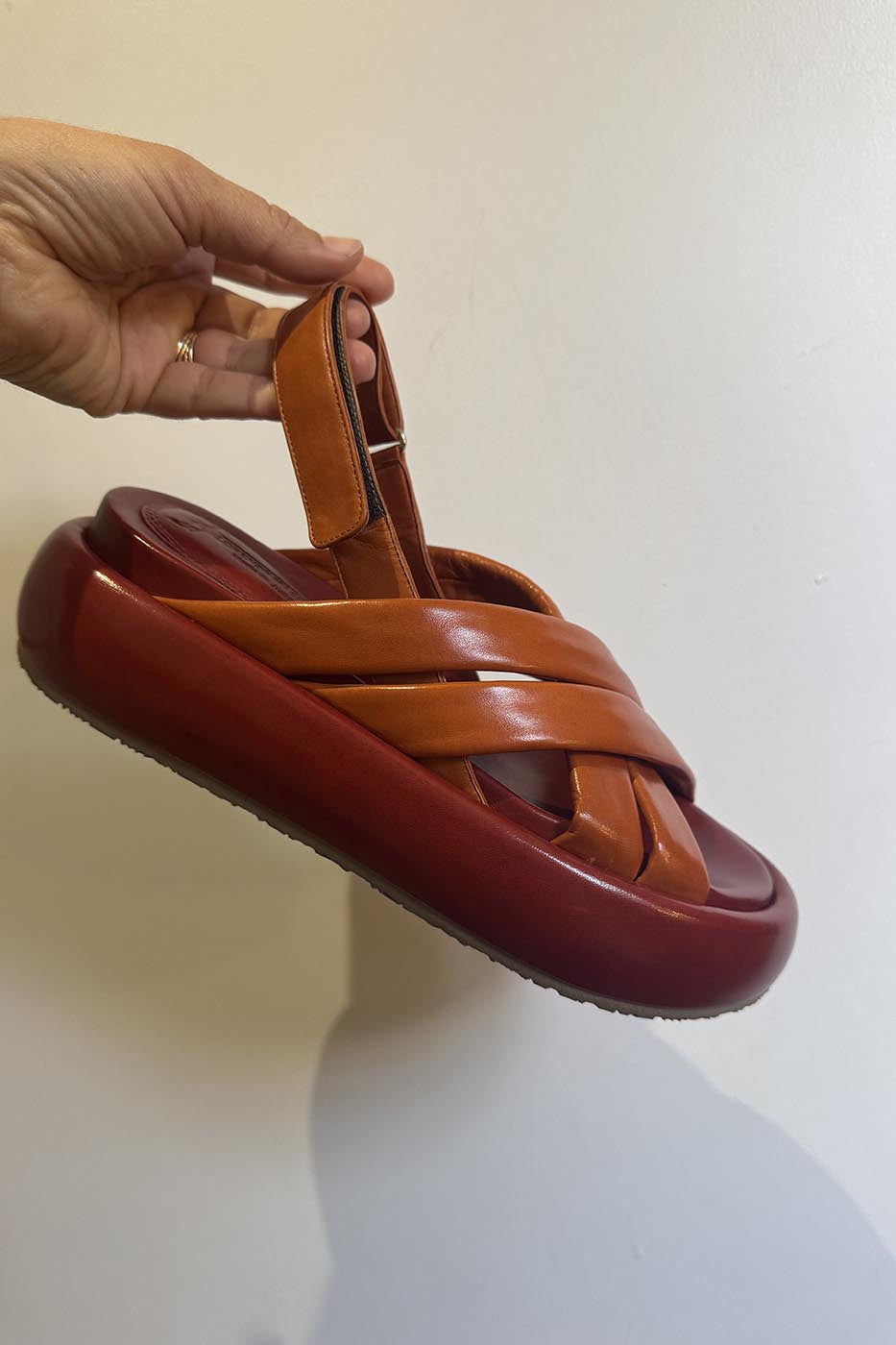 Sandales compensées