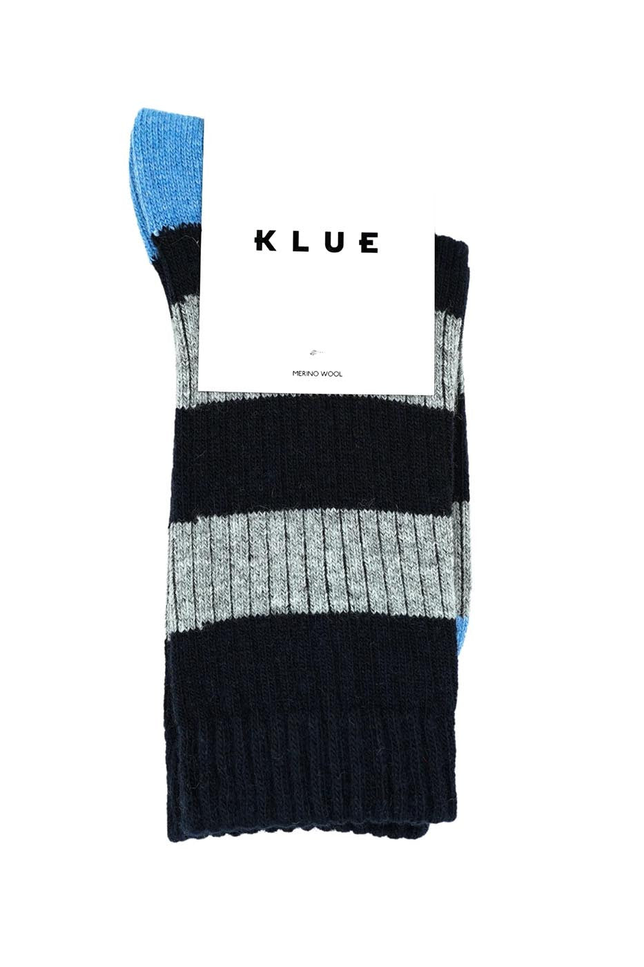 Chaussettes en laine mérinos à rayures