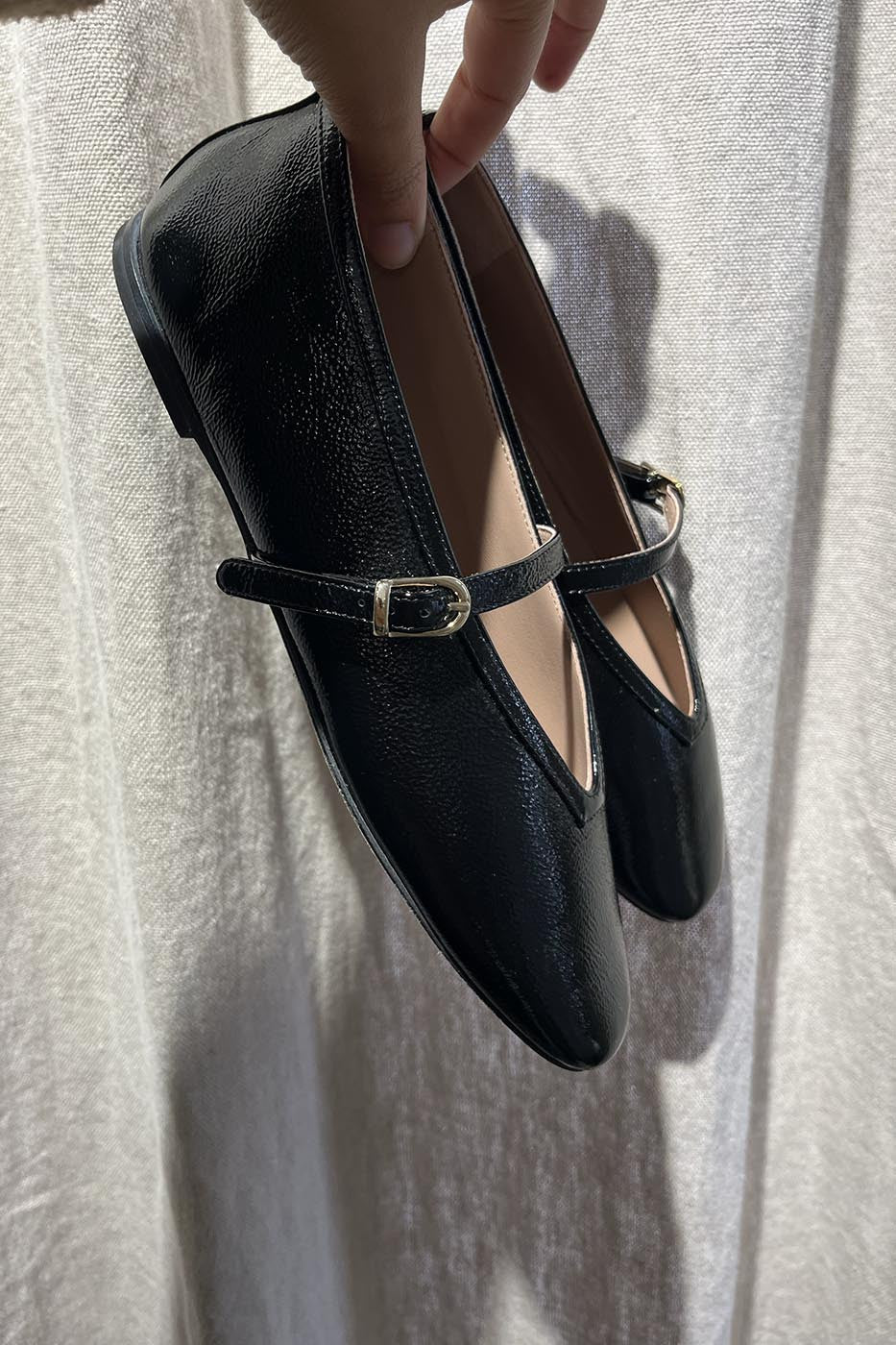 Ballerine vernis noir