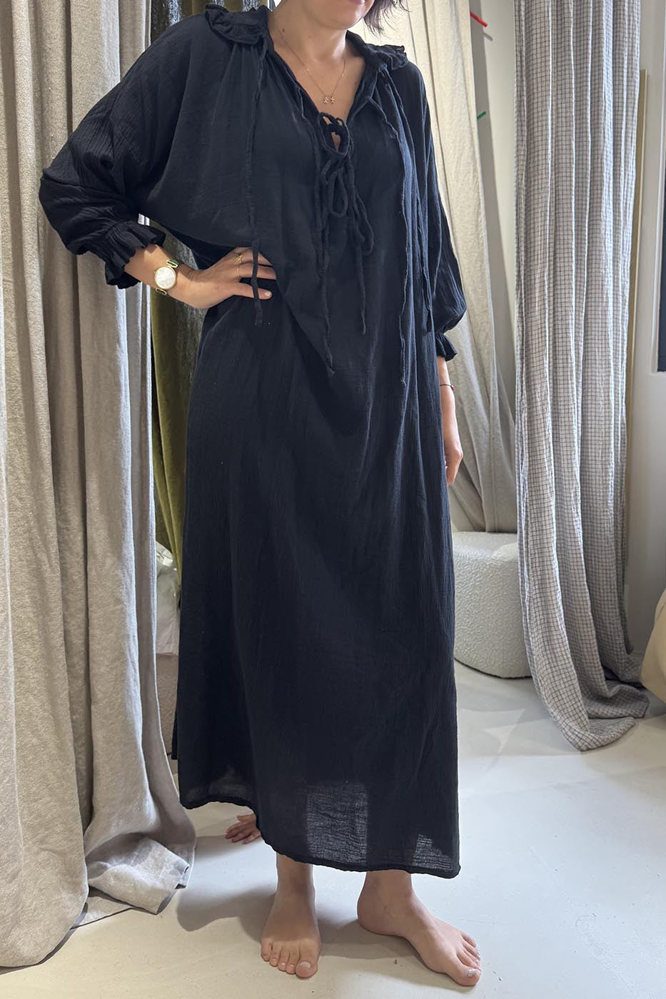 Robe fluide noir