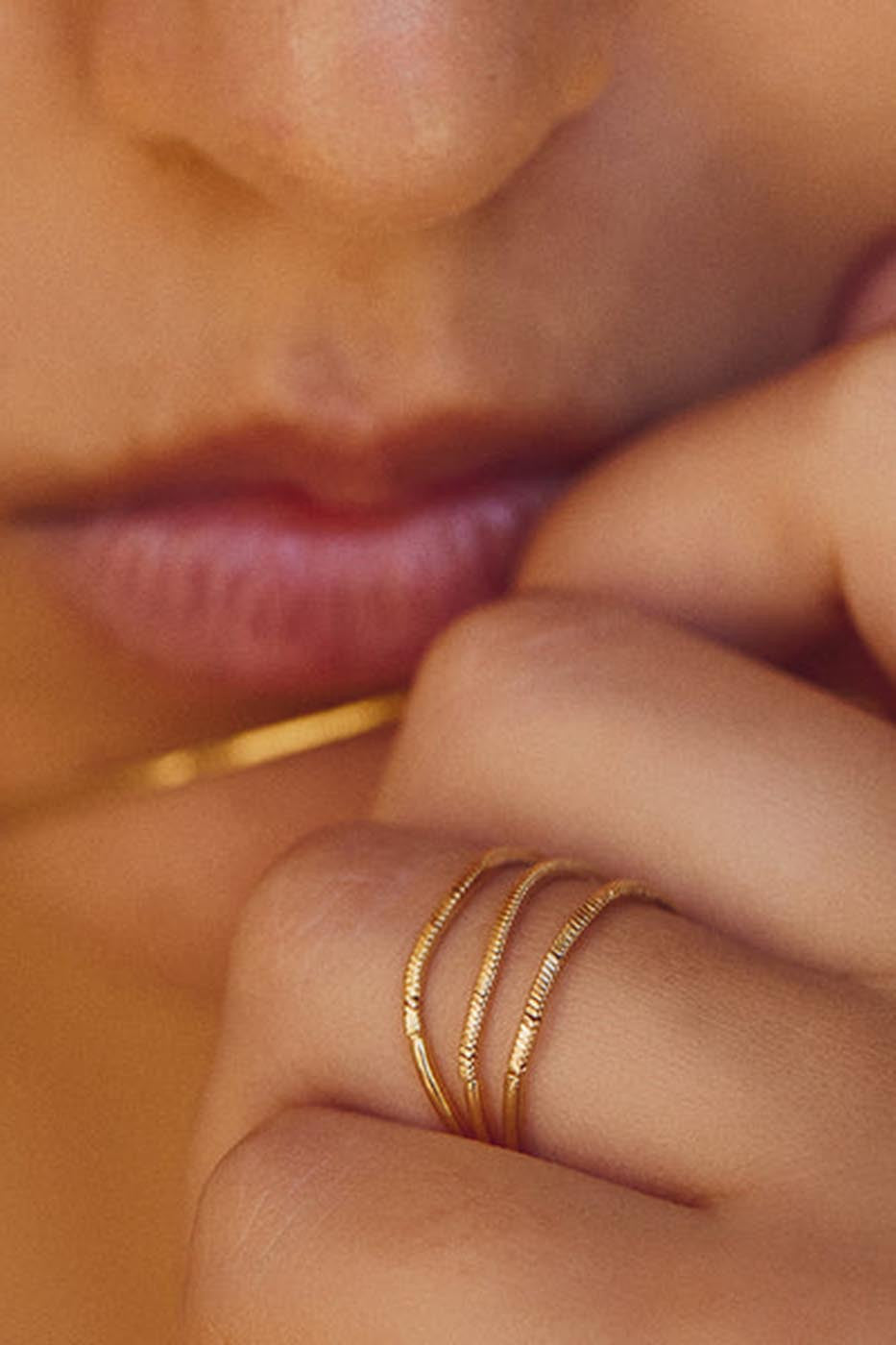 Bague triple éternelle