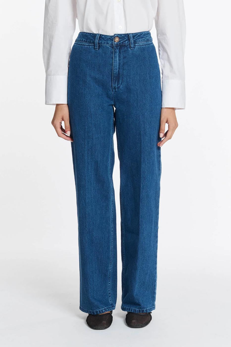 JEANS DROIT LARGE DENIM SWANN