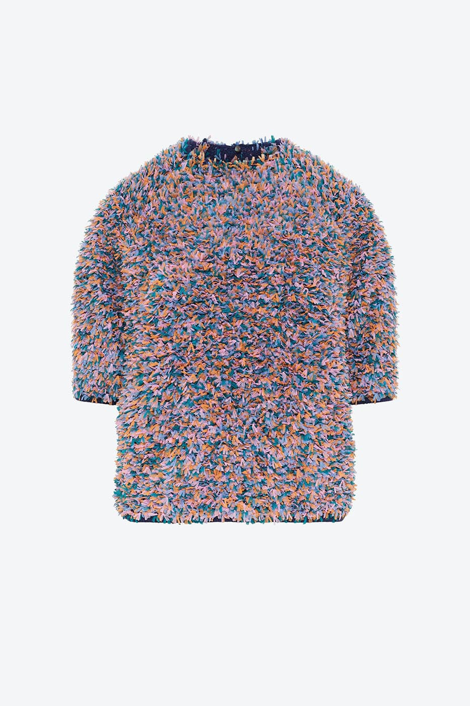 Top plumetis manches coudes