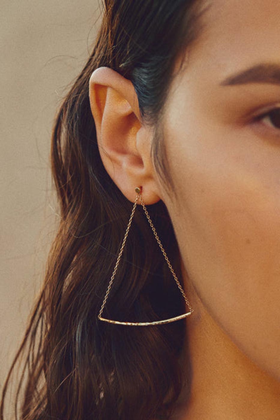 Boucles d'oreilles chaînes Illusion