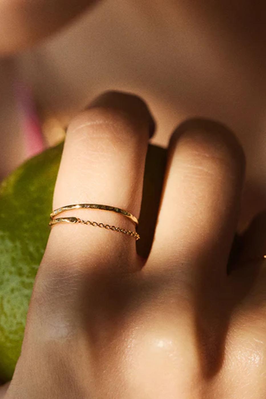 Bague double promesse