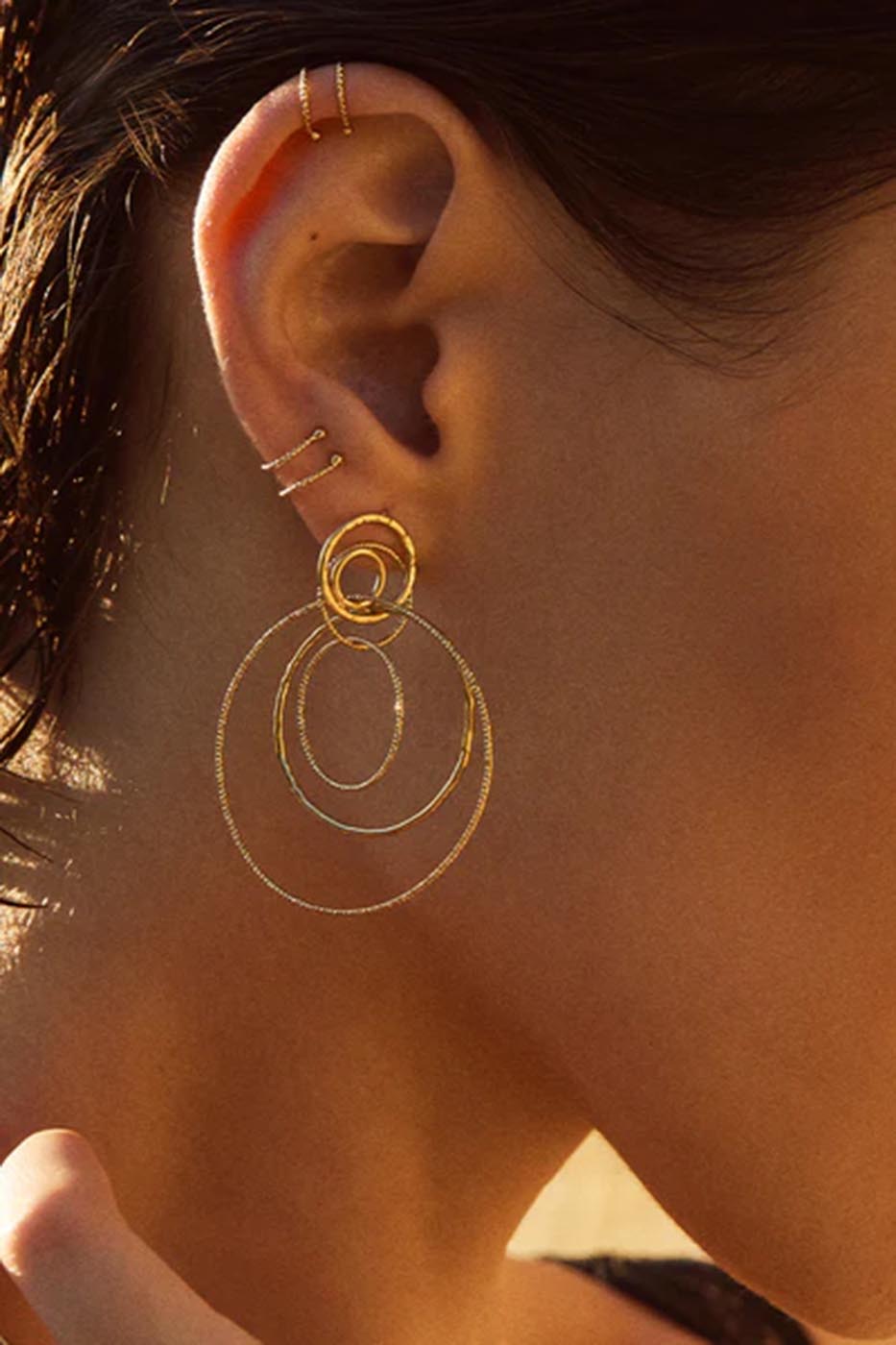 Grandes boucles d'oreilles Icône