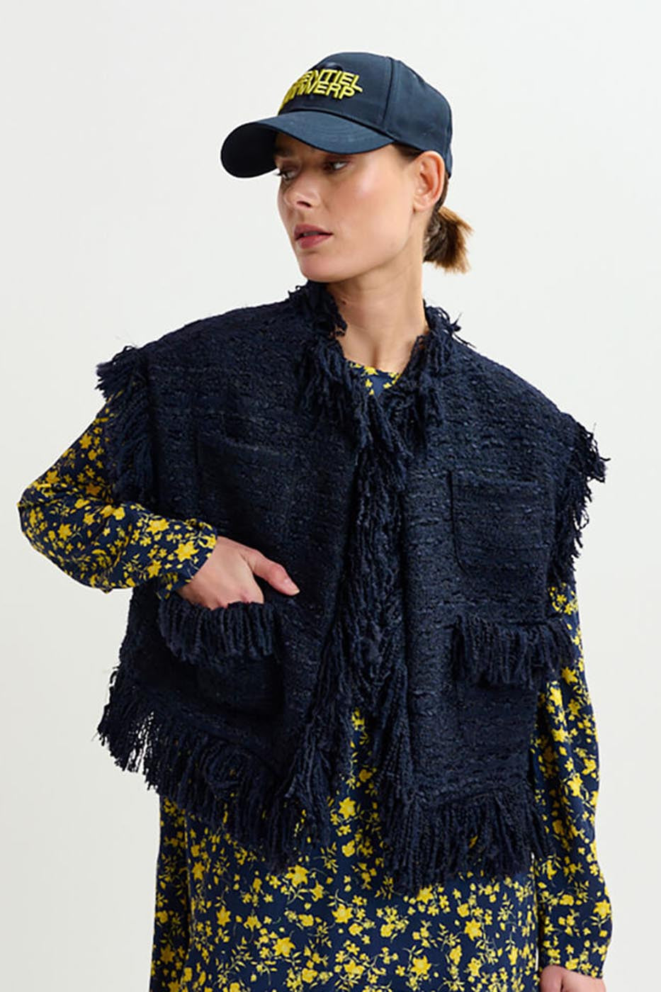 Veste courte sans manches