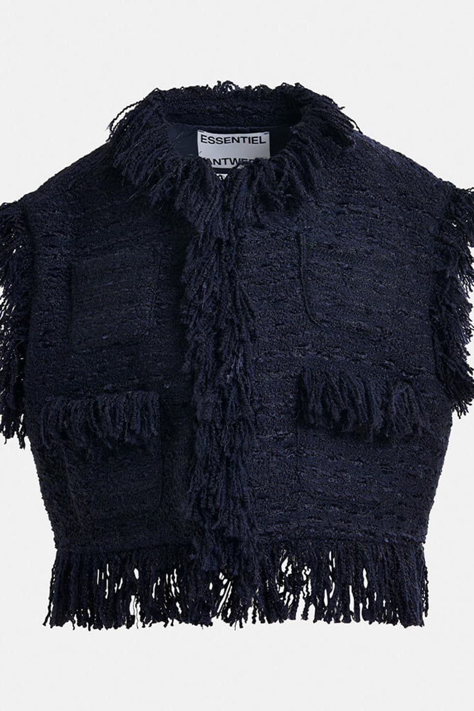 Veste courte sans manches