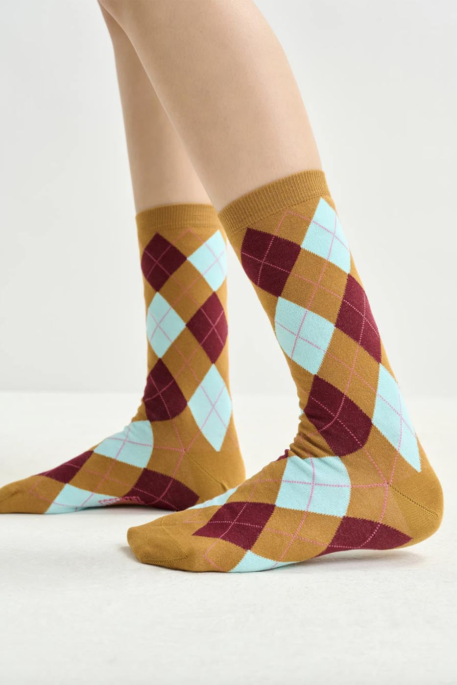 Chaussettes à carreaux