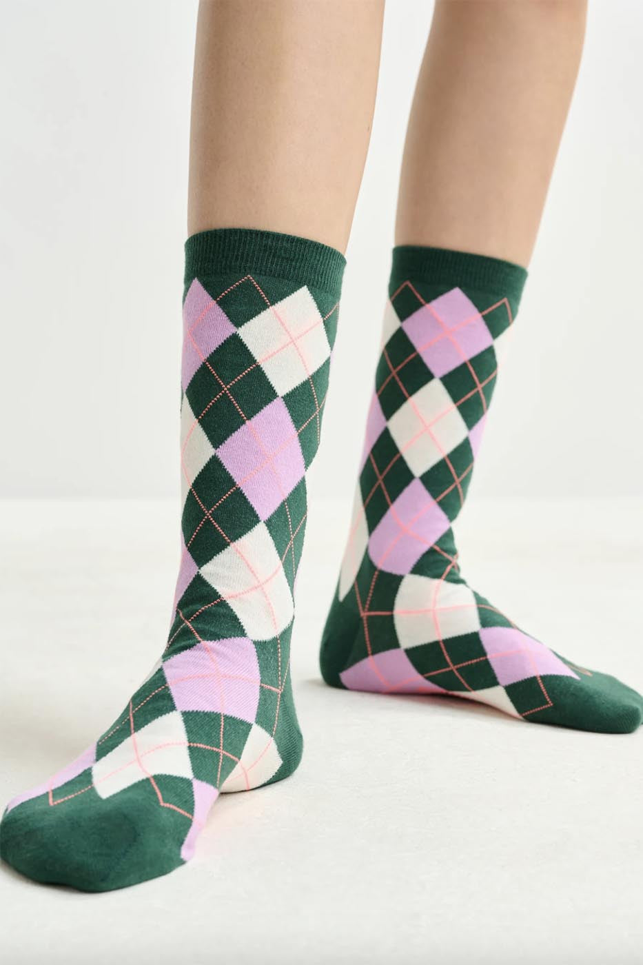 Chaussettes à carreaux