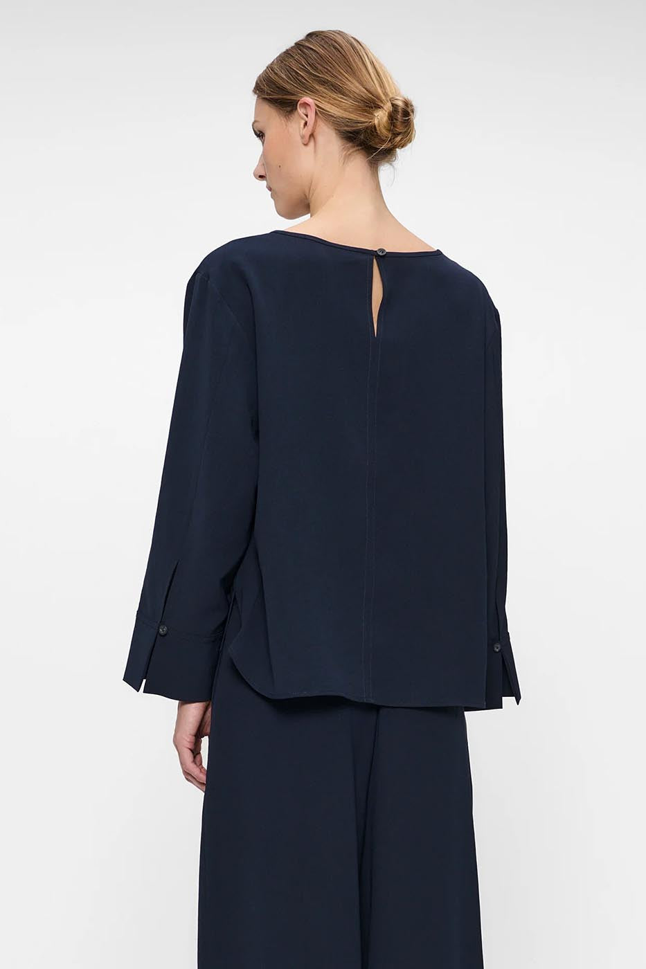 Haut en crêpe Japonais