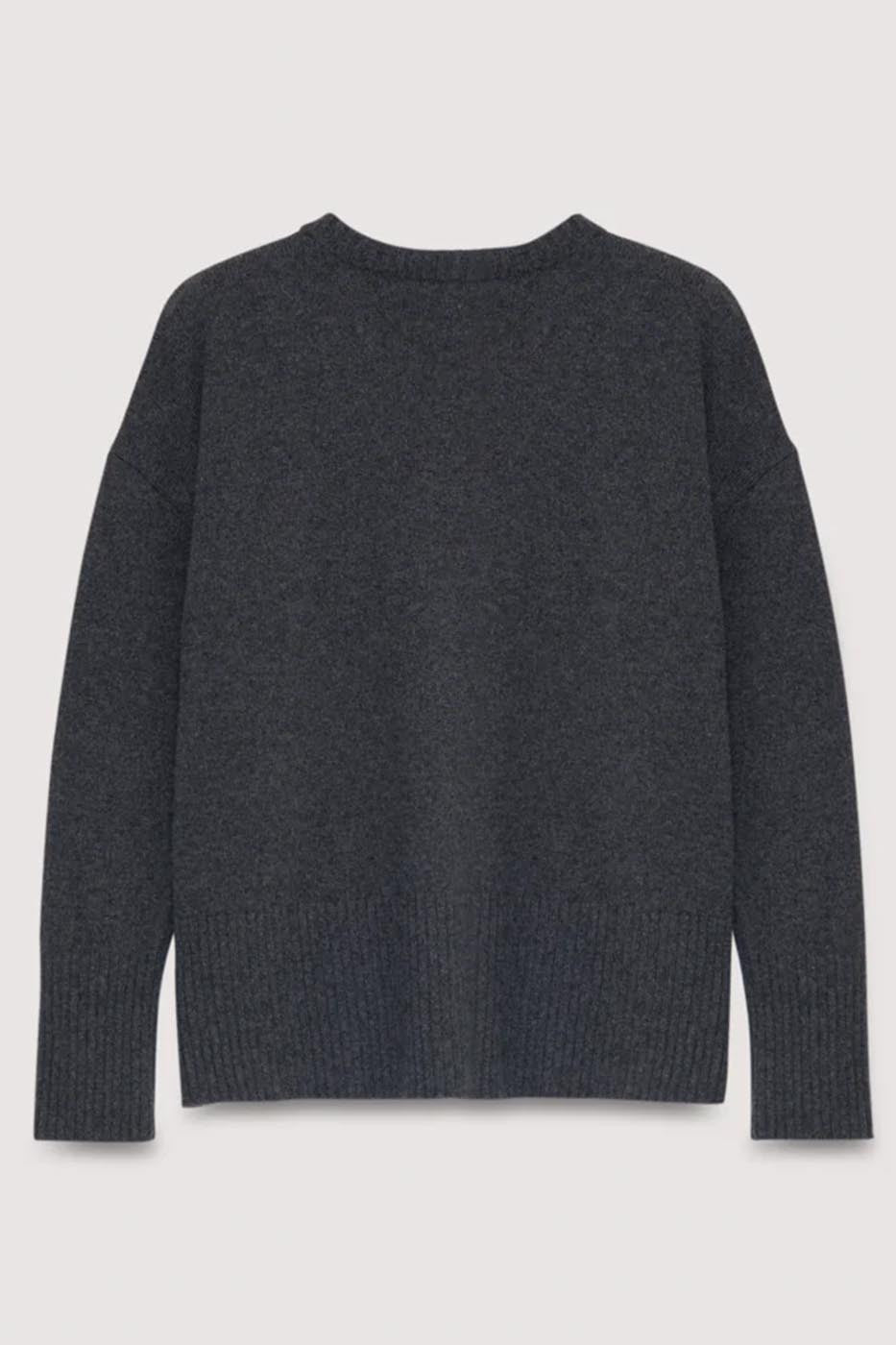 Pull cachemire gris