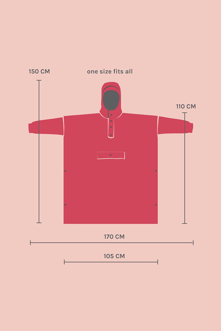 Poncho Rainkiss Storm Camo