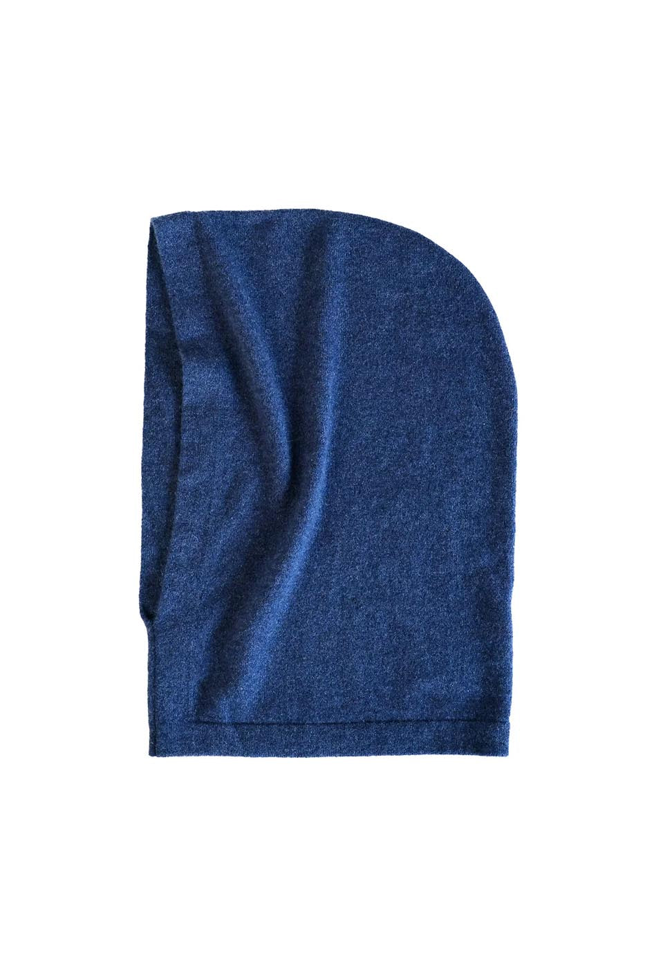 Cagoule en cachemire bleu