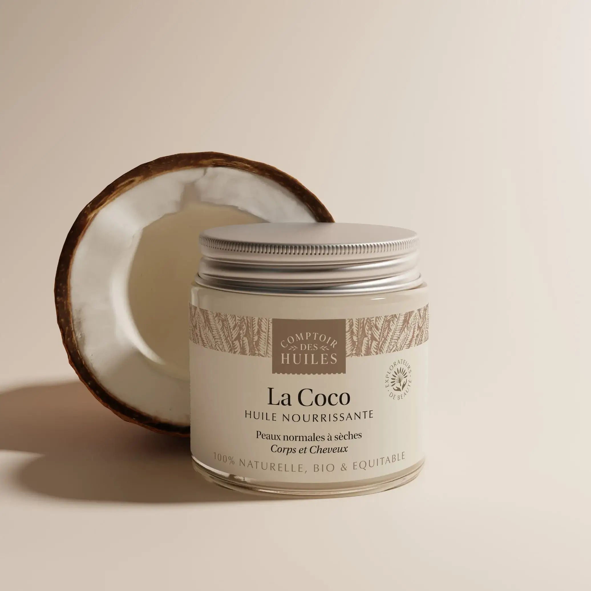Huile de coco biologique - Soin du corps et des cheveux