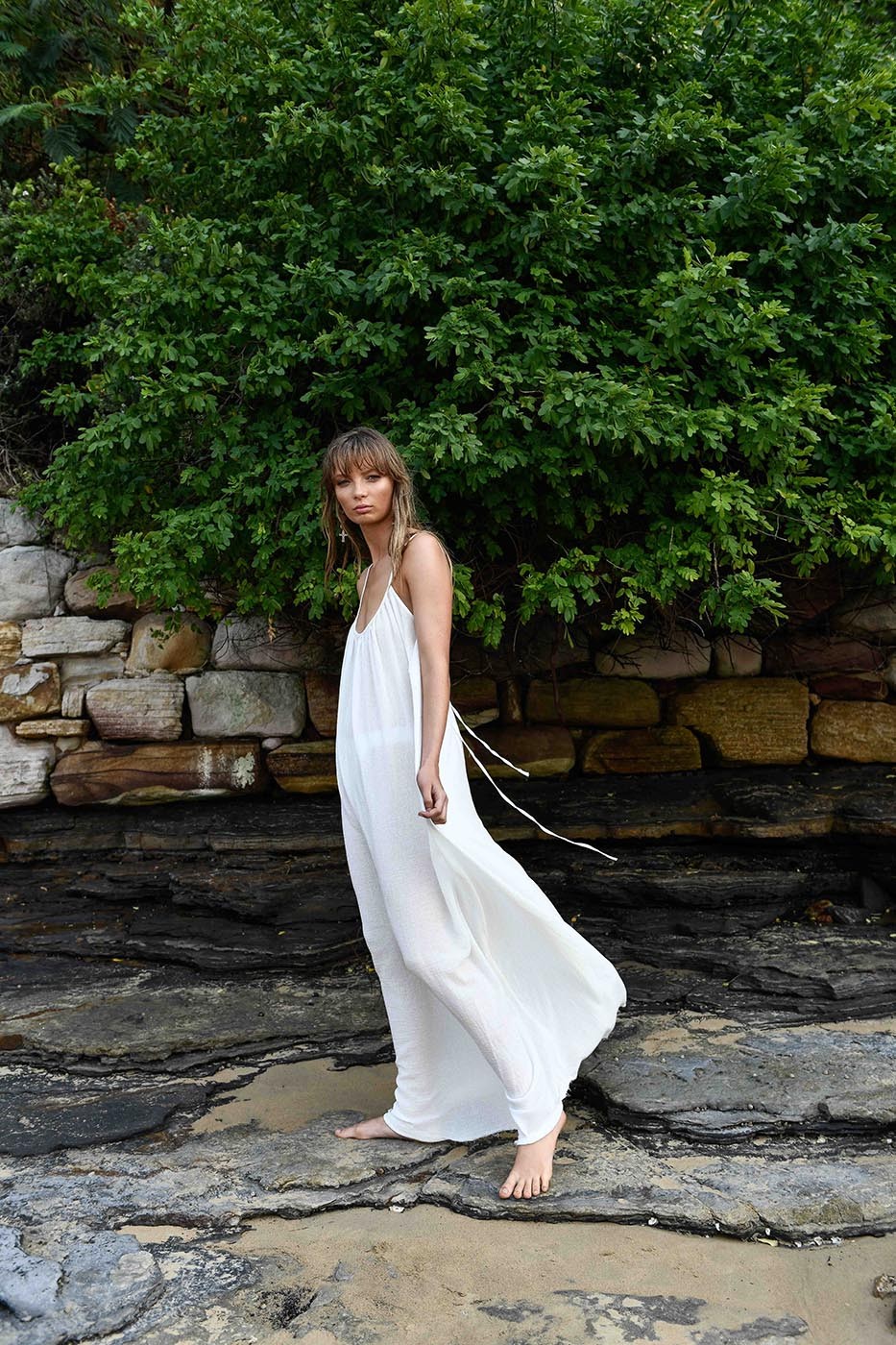 Robe Palm Beach longue blanche