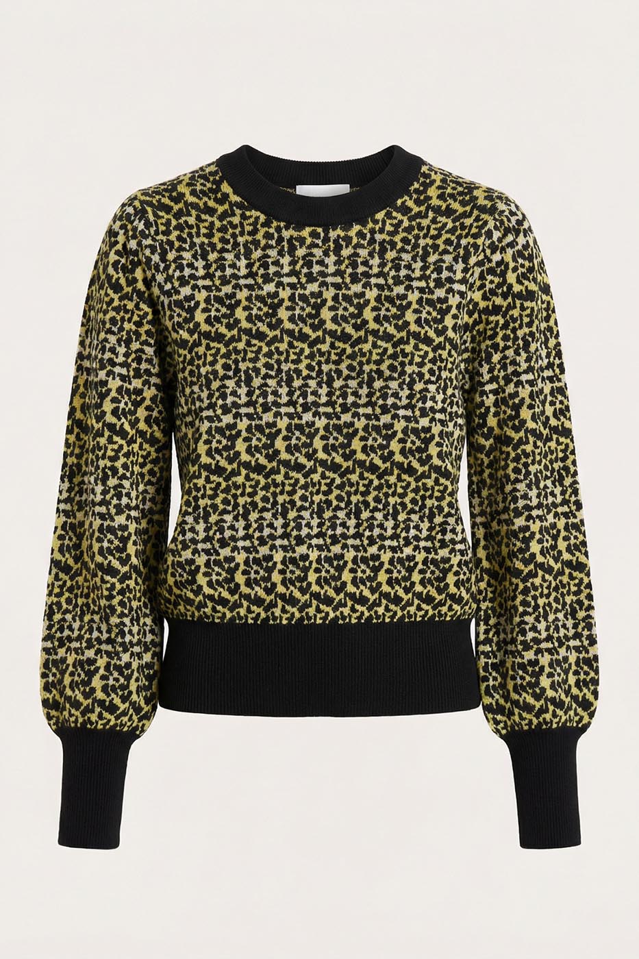 Sweat felin jaune