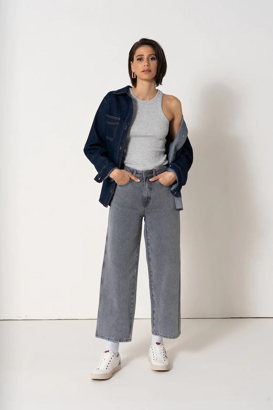 Jeans Camille gris