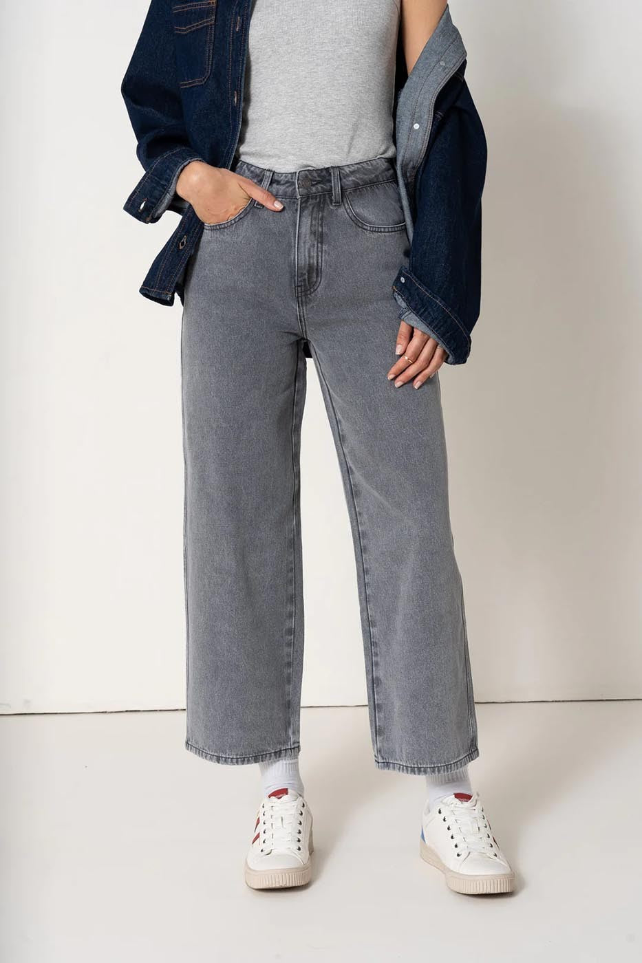 Jeans Camille gris