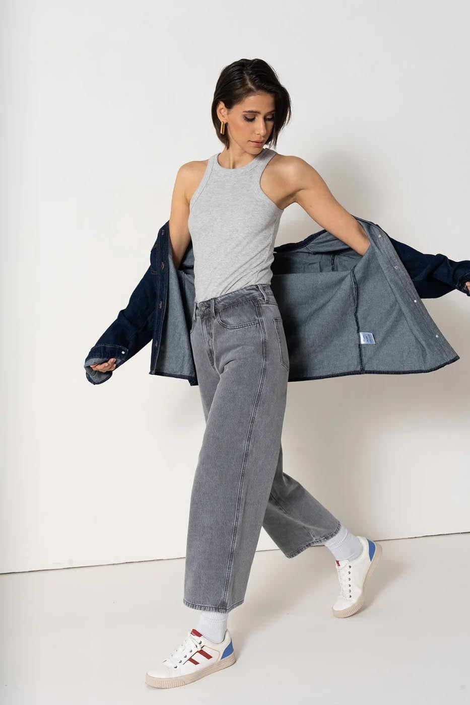 Jeans Camille gris
