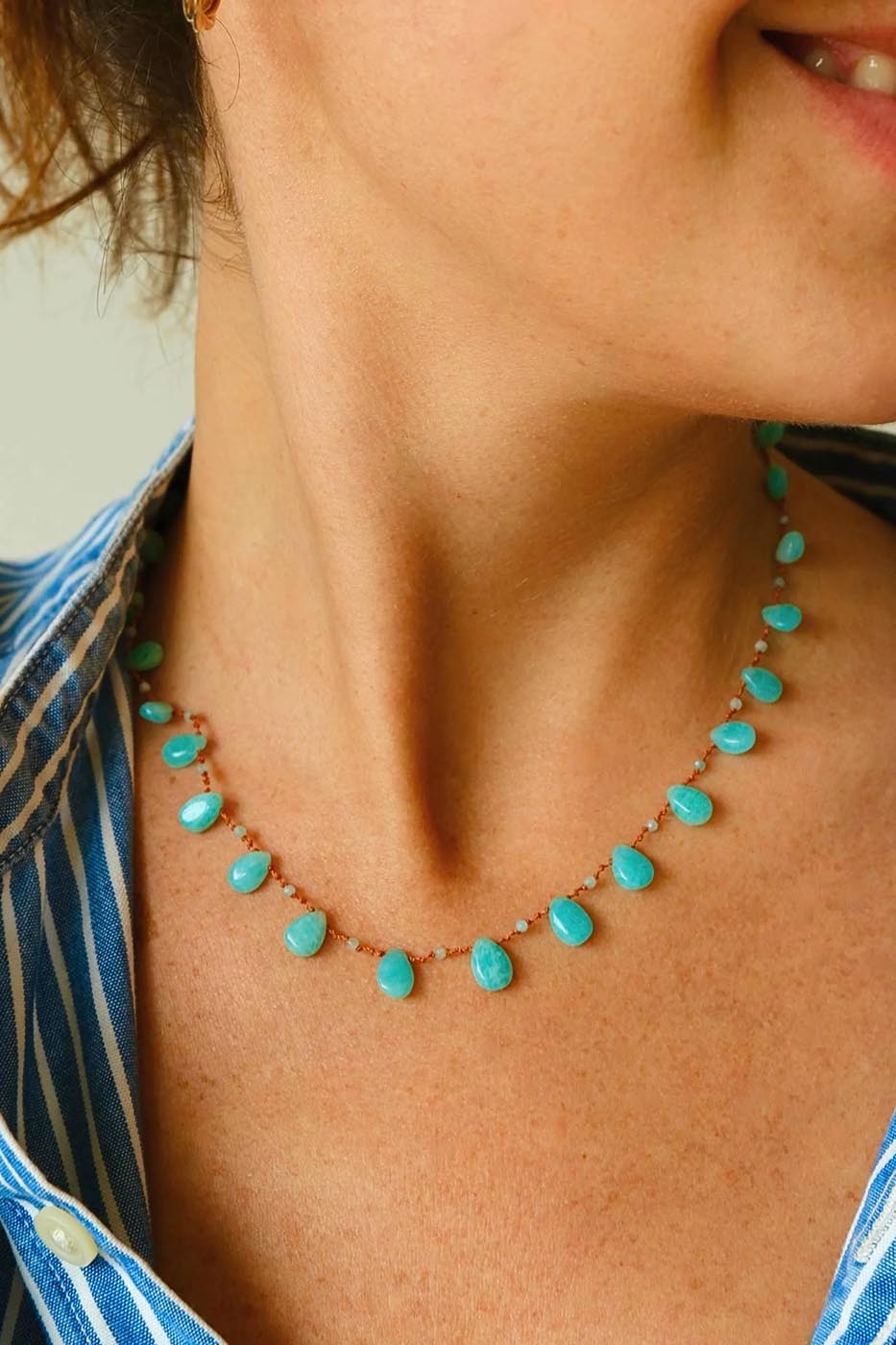 Collier 'Beetle' Drops & Beads