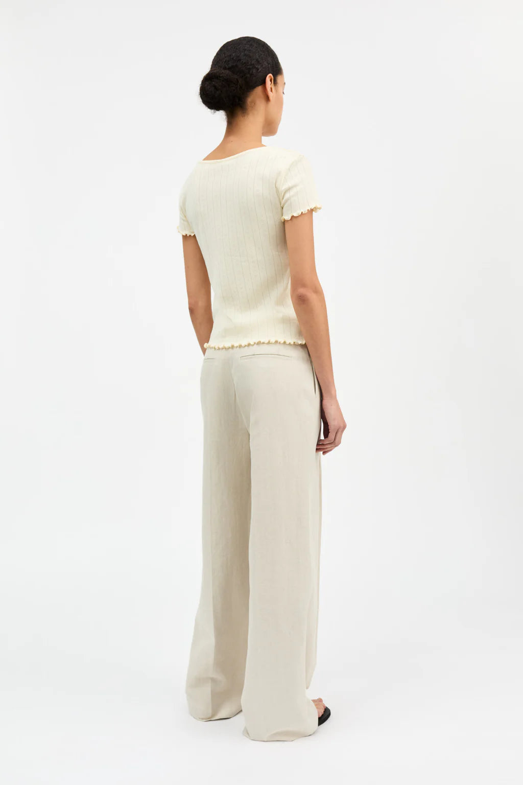 T-shirt à manches courtes Edie butter