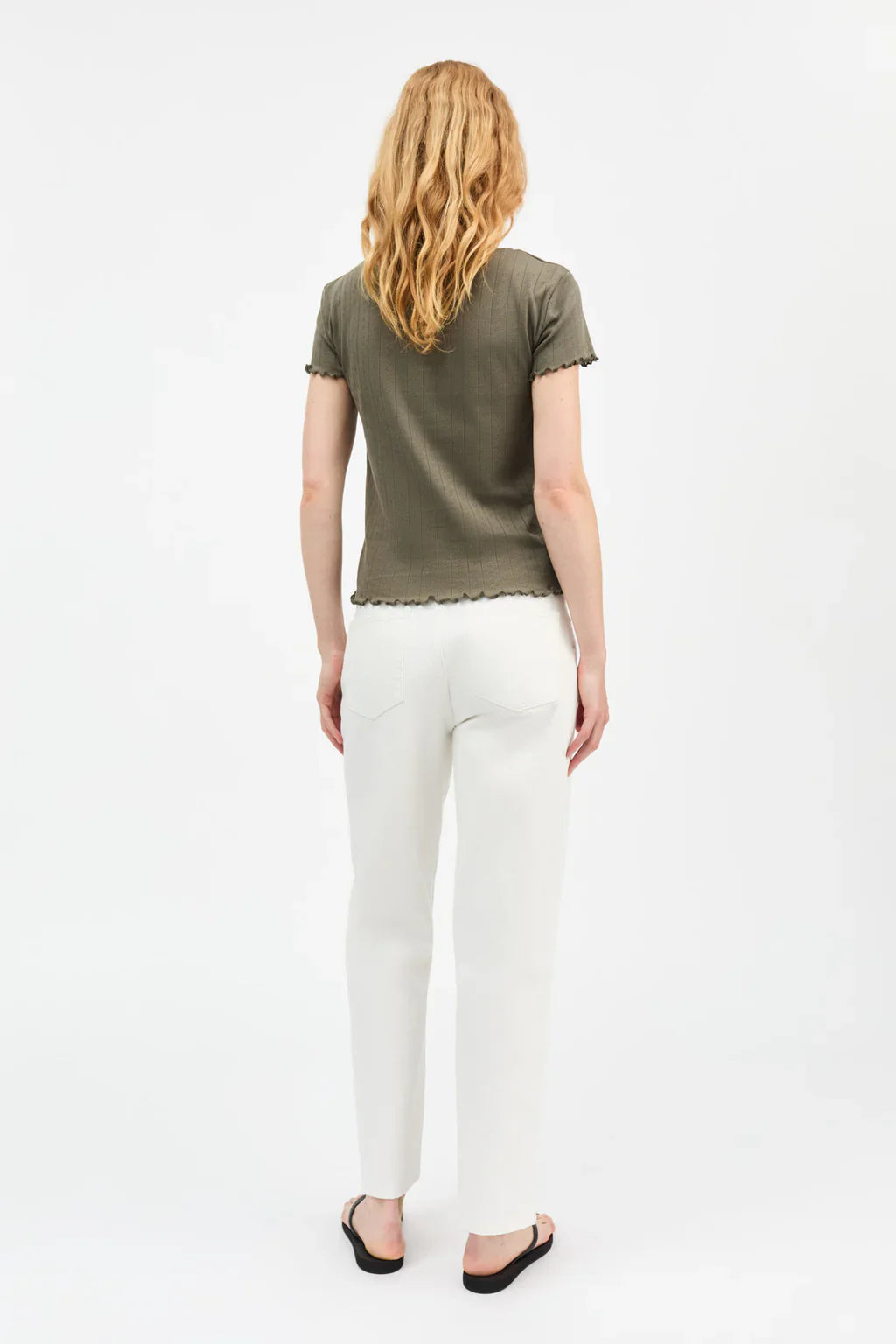 T-shirt à manches courtes Edie olive