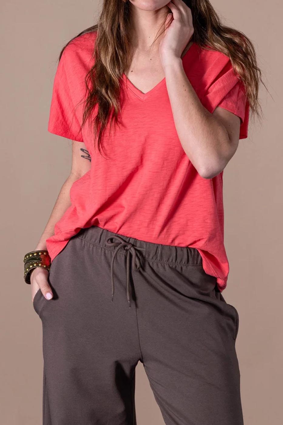 T-SHIRT ESMÉE cherry flamme