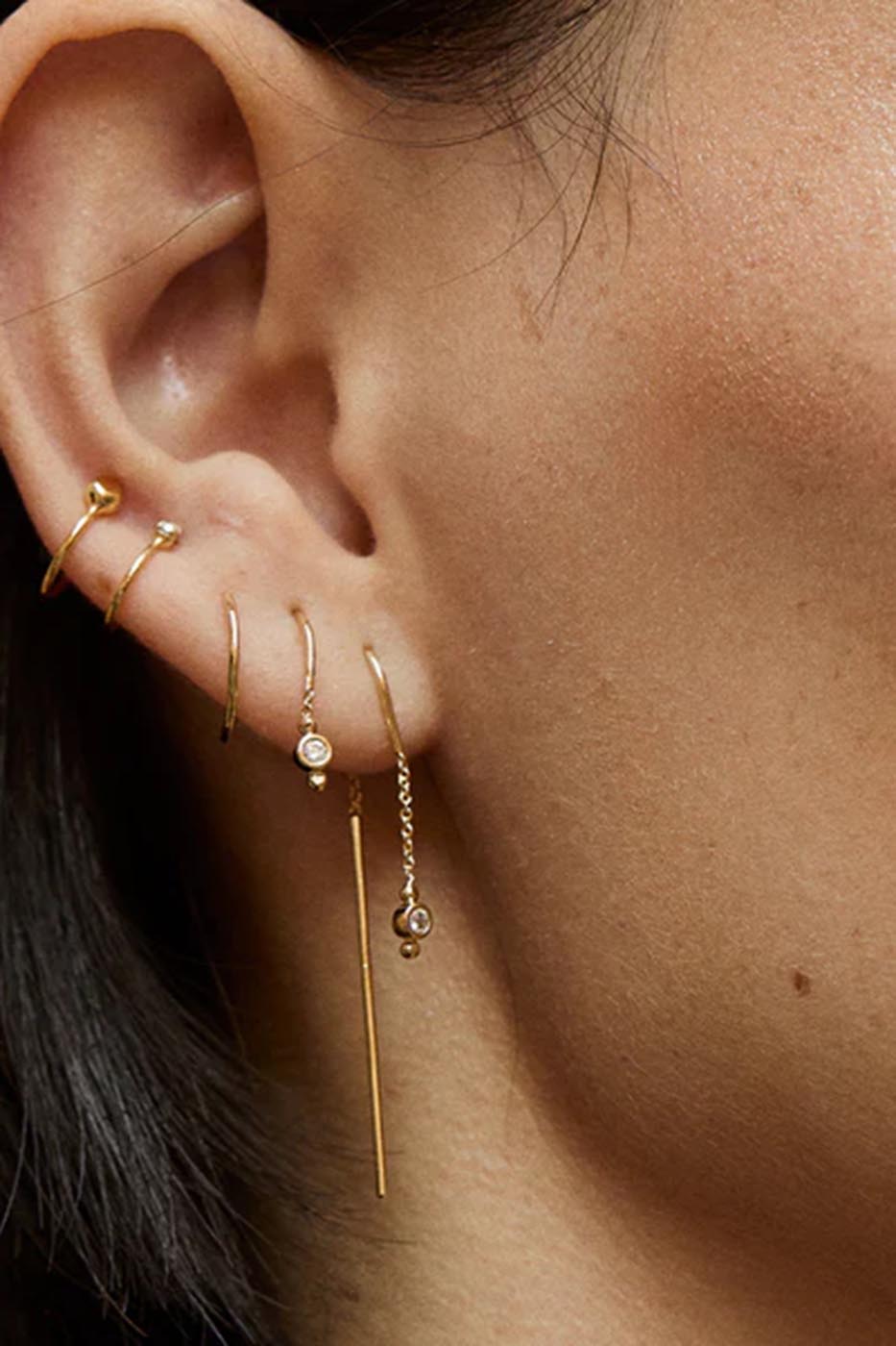 Boucles d'oreilles spirales Éclats