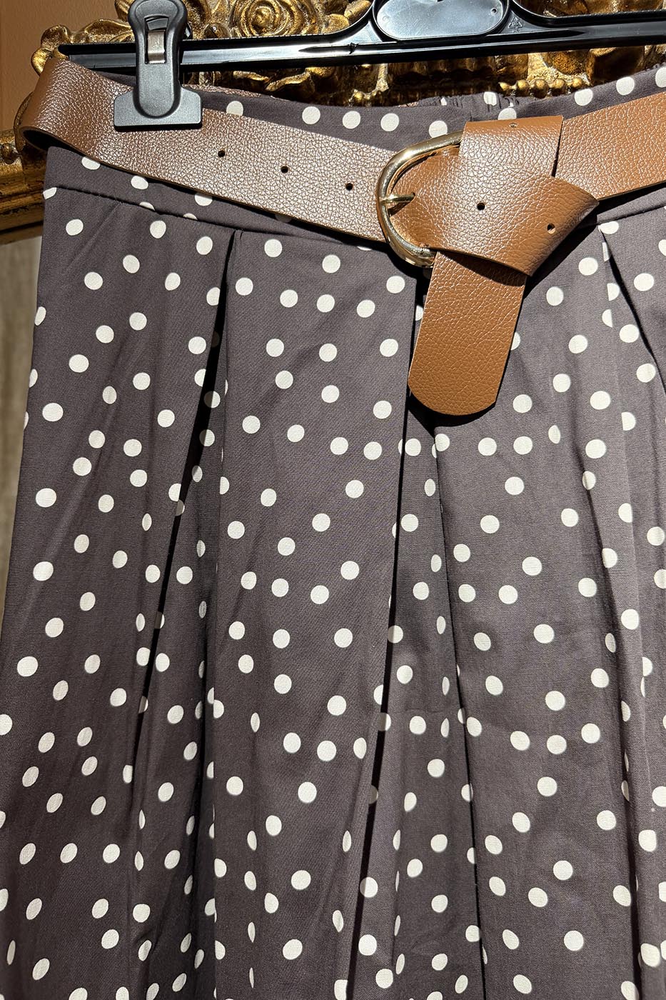Jupe à poids chocolat