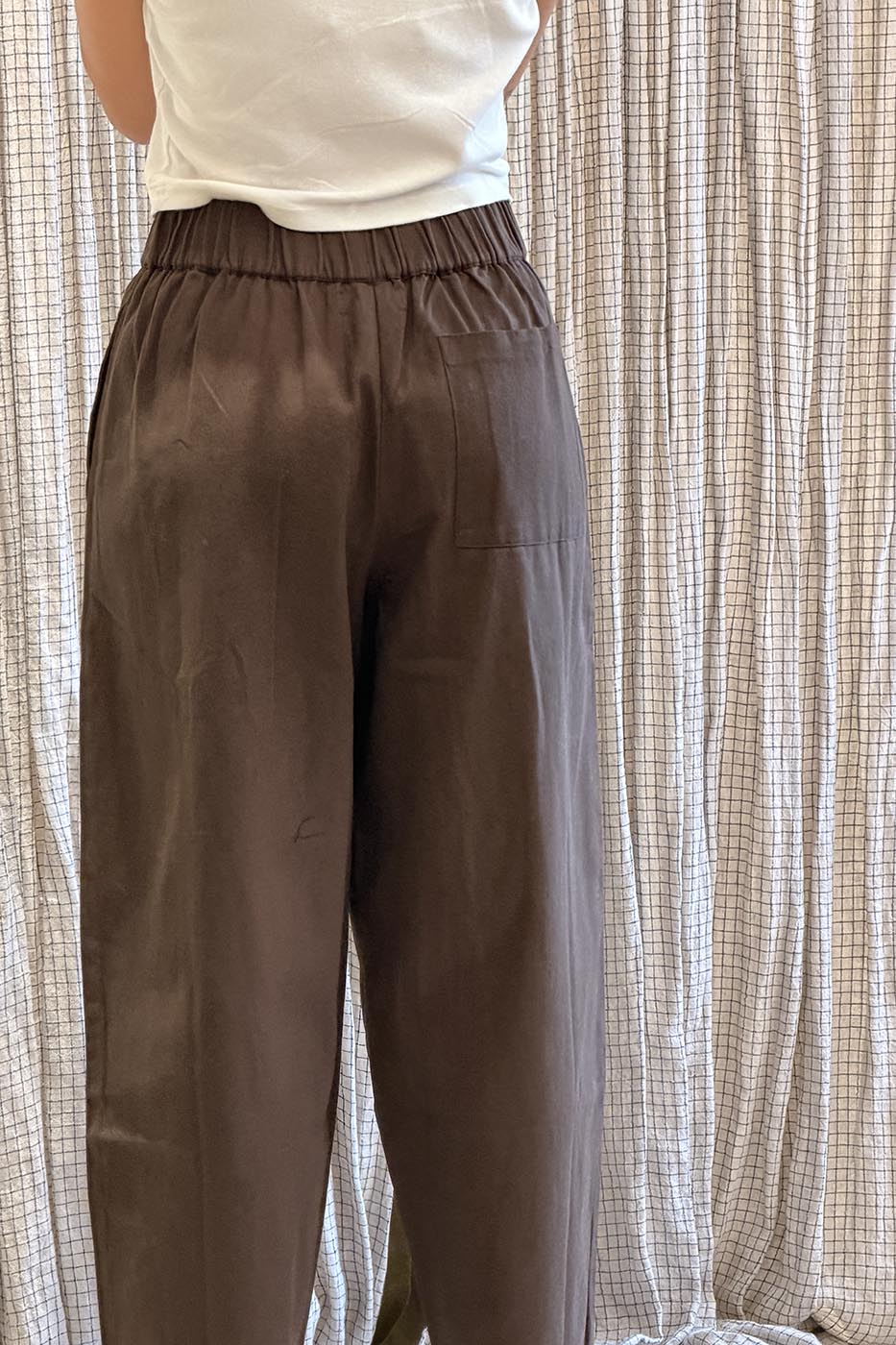 Pantalon flora barrel