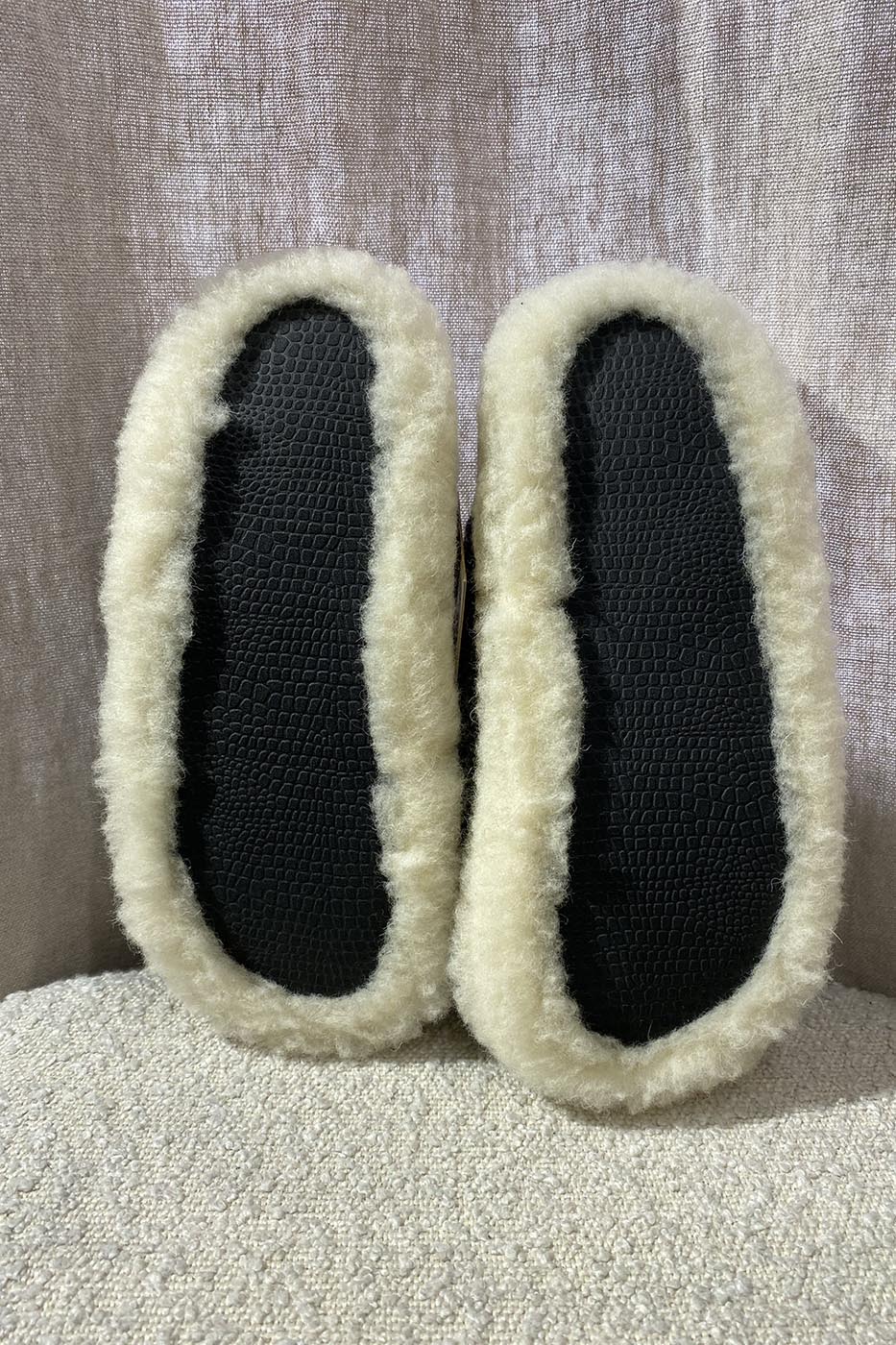 Chaussons gris