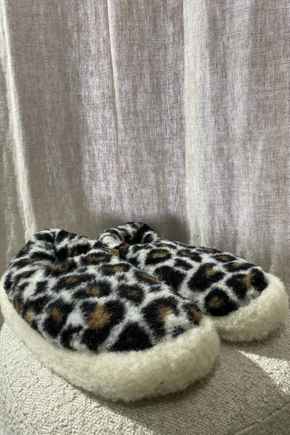 Chaussons léopard