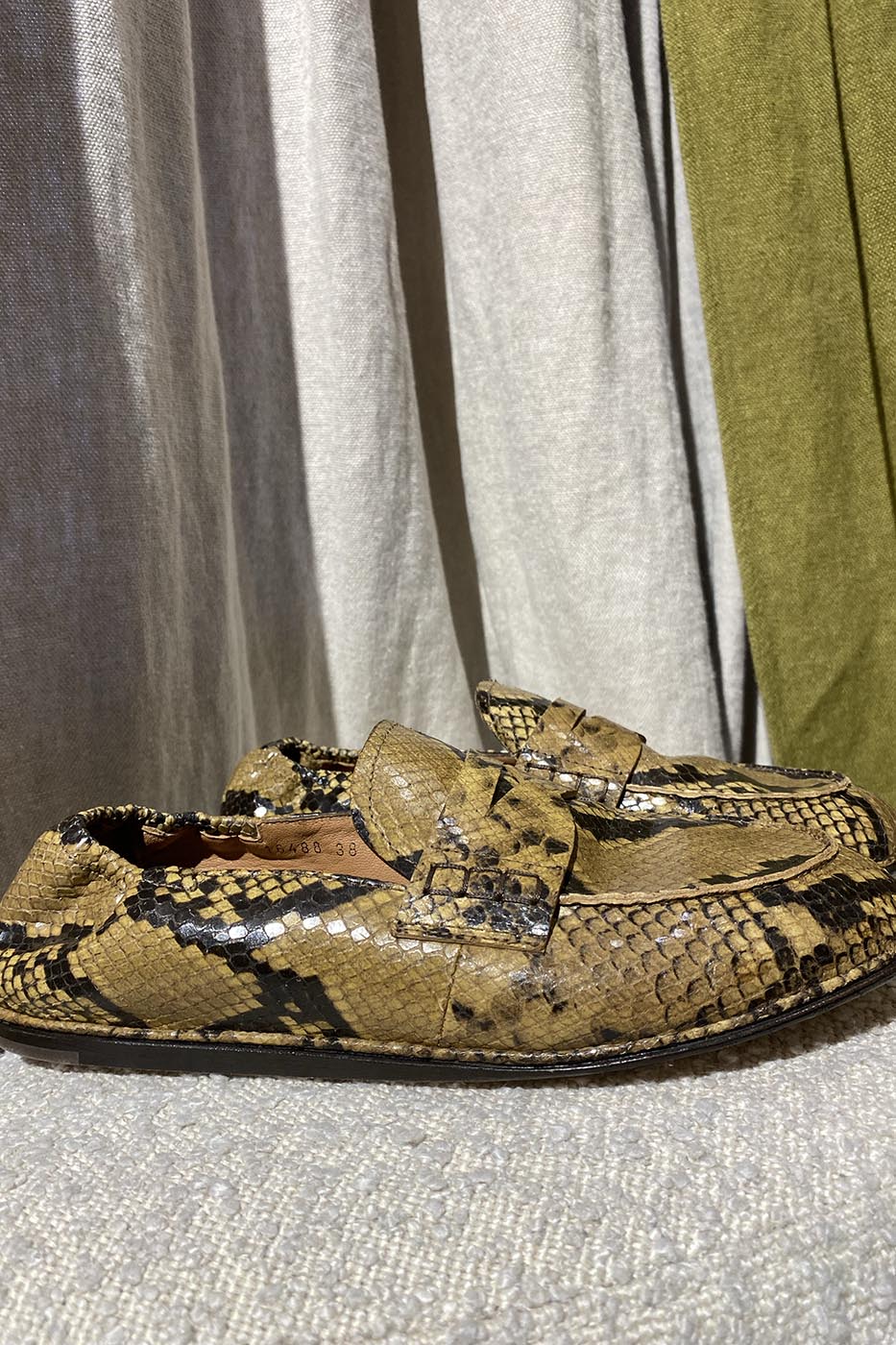 Chaussures diamant cafe