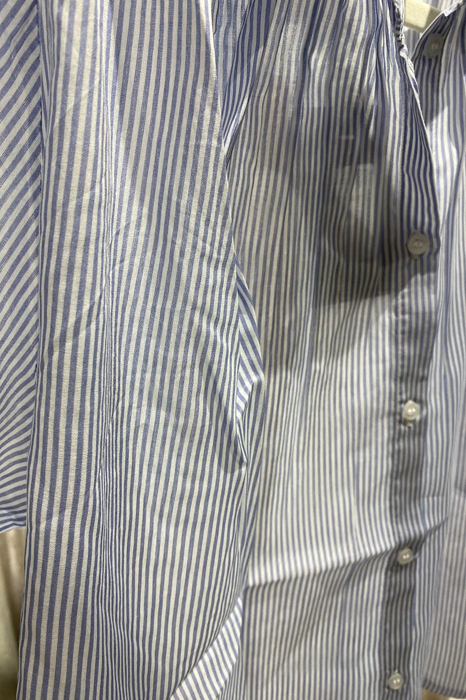 Blouse Lison rayures bleues