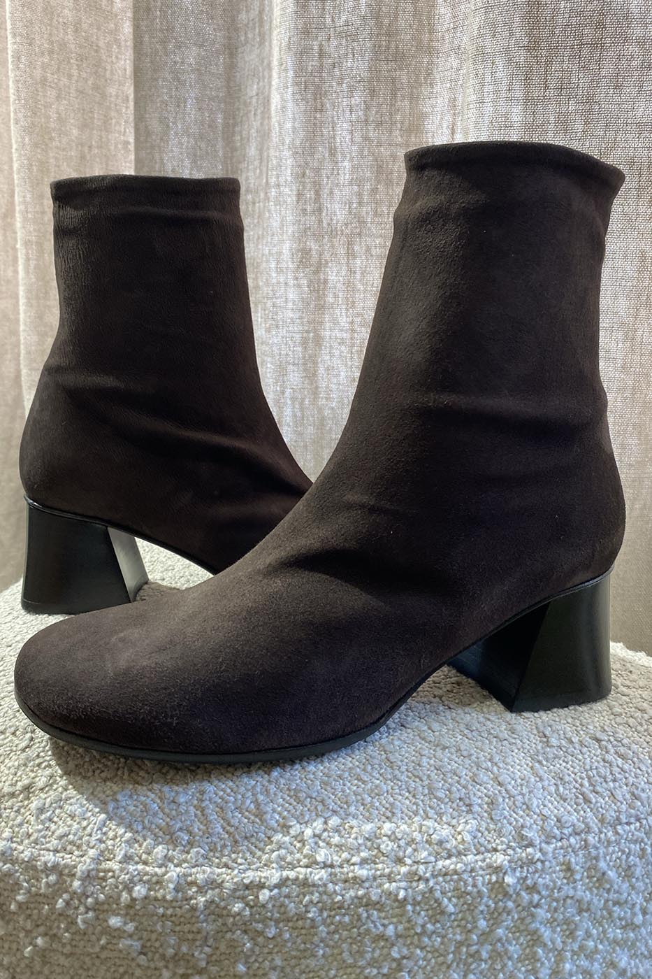 Bottines velours