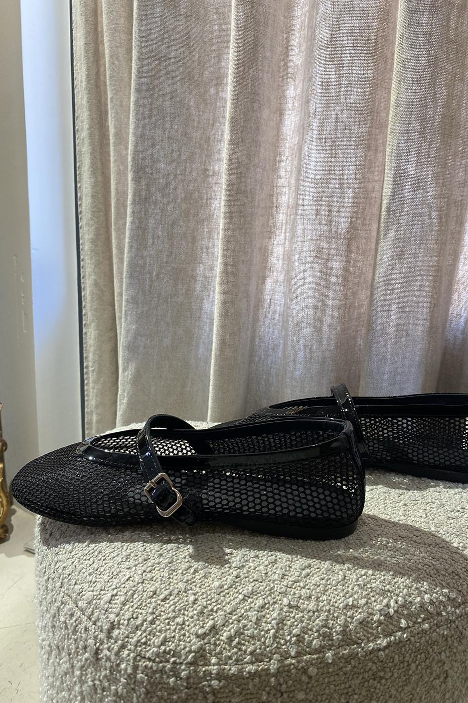 BALETTO MESH - PATENT | BLACK